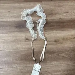 スマホショルダーストラップ フリル