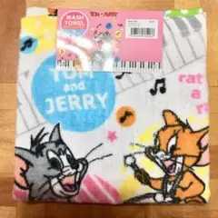 【新品】トム＆ジェリー ウォッシュタオル 2枚組