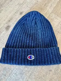 Champion ダークブルー ニット帽