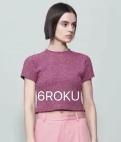 ＜6（ROKU）＞リンクルTシャツ
