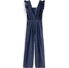 【新品・タグ付き‼️】GRL ショルダーフリルデニムオールインワン[gm687]