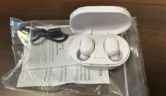 新品未使用 ホワイト ワイヤレスイヤホン