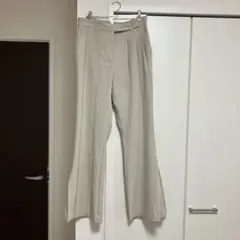 新品未使用※LEINWÄNDE ベージュ フレアパンツ