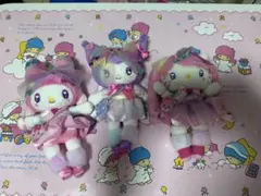 サンリオ 原宿限定 マスコット キティ ファッション　キティ　マイメロ　クロミ