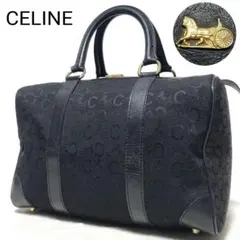極美品 セリーヌ 馬車金具 トライアングルケース マカダム タッセル CELINE/セリーヌ】マカダム 馬車金具 ショルダーバッグ/斜めがけ
