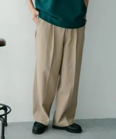 urban research カラーコットン クリースパンツ