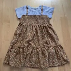 サマンサモスモス　ラーゴム　子どもワンピース　95-100