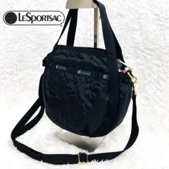 新品】レスポートサック ヨークサッチェル 2way ショルダー 花柄 黒
