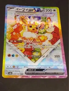 こ*】様 イーブイex SAR SV8a テラスタルフェスex 224/187