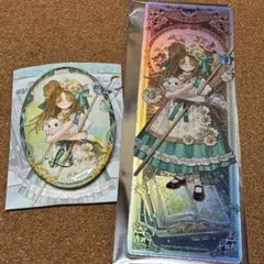 第五人格identityV 中国　 千年書旅　缶バッジ チケット風カード　少女