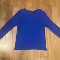 BURBERRY バーバリー ニット 青 メッシュ