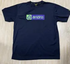 andro ナパティーシャツCB ネイビー×パープル(Lサイズ)