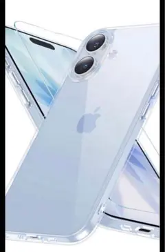 新品未開封iPhone17ケース クリア ガラスフィルム付き 耐衝撃 値下げ歓迎