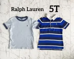 ラルフローレン5T半袖Tシャツポロシャツ2着セット