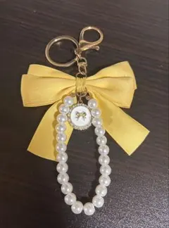 リボンキーホルダー