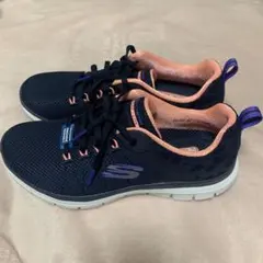 Skechers FLEX-LITE ネイビー25.0cm
