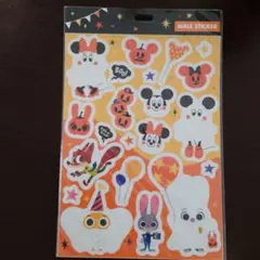 ウォールステッカー　シール　ハロウィン　ディズニー　ミッキー　ニック　ジュディ