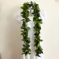 フラダンス　タヒチアン　マイレレイ　レイ　オープン　デラックス　トリプルリーフ