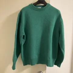 GU ラムブレンドクルーネックセーター メンズS 美品