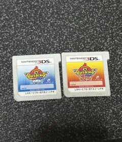 妖怪ウォッチバスターズ 赤猫団 白犬隊 3DSソフト2本セット　ジャンク品