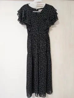 美品✨ジャスグリッティー フリルプリーツワンピース