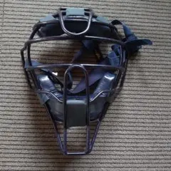アンティークキャッチャーマスク 軟式野球用 40年以上我が家にある