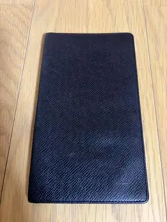 ルイヴィトン　ブラックレザー長財布