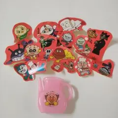 アンパンマン シール 詰め合わせ ＆ ピンク色 じょうろ
