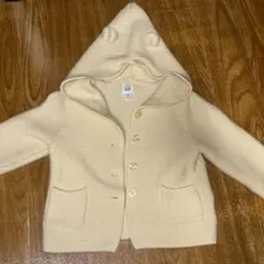 GAP フード付きジャケット 12-18ヶ月 アイボリー