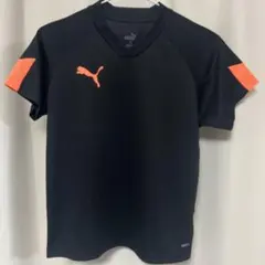 【美品】PUMA ブラック/オレンジ Tシャツ150