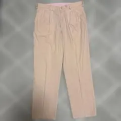 PAPAS パパス コットンリネンパンツ タックパンツ Lサイズのサムネイル