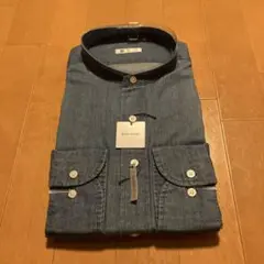 新品　【スーツセレクト】バンドカラーシャツ L(41-86)