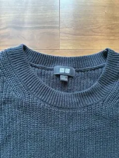 [状態良好]UNIQLO ブラック L ノースリーブベスト