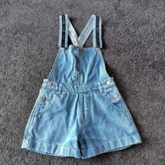 ラブトキシック　デニムオーバーオールショートパンツ
