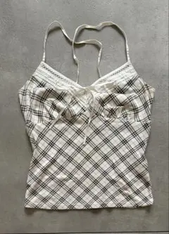 ✨美品 BURBERRY ノバチェック フリル キャミソール M - メルカリ