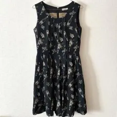Lois CRAYON ボトル柄 ワンピース M ネイビー ロイスクレヨンのサムネイル