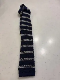 United Arrows ユナイテッドアローズ ネクタイ ニットタイ　ネイビー