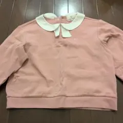 KUMIKYOKU 襟付きトレーナー 150cm ピンク