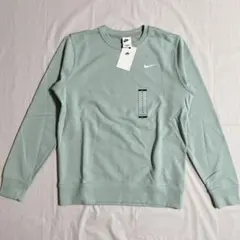 ナイキ　トレーナー　スウェットシャツ　ミントグリーン　ロゴ刺繍　クルーネック