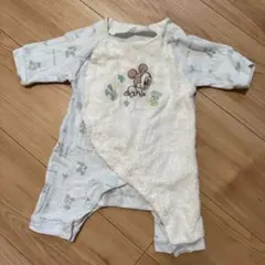 ディズニー ミッキーロンパース 50-60cm