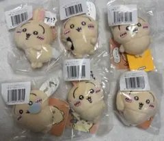ちいかわ うさぎだらけくじ ぬいぐるみバッジ 6種コンプリートセット