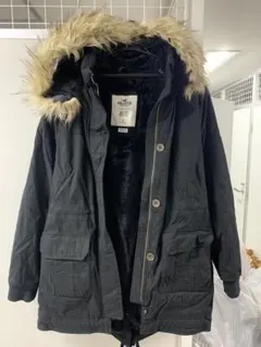 Hollister ブラックダウンコート Lサイズ