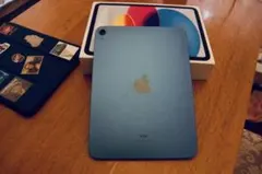 iPad10 64GB wi-fi blue 良品、フィルム貼り済み