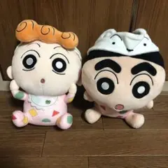 しんちゃんとひまわりのぬいぐるみセット　2セット