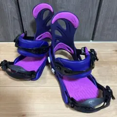 新品 FLUX スノーボード ビンディング 紫/黒