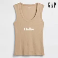 GAP ブラウン リブ スクープ タンクトップ XXSのサムネイル
