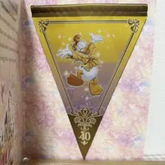 レア☆ ディズニー フラッグ 40周年ガーランド 25周年 タペストリー