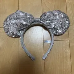 ミッキー耳風スパンコールカチューシャ