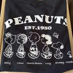PEANUTS スヌーピー Tシャツ ブラック M