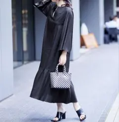 journal standard L'essageフレアスリーブワンピース